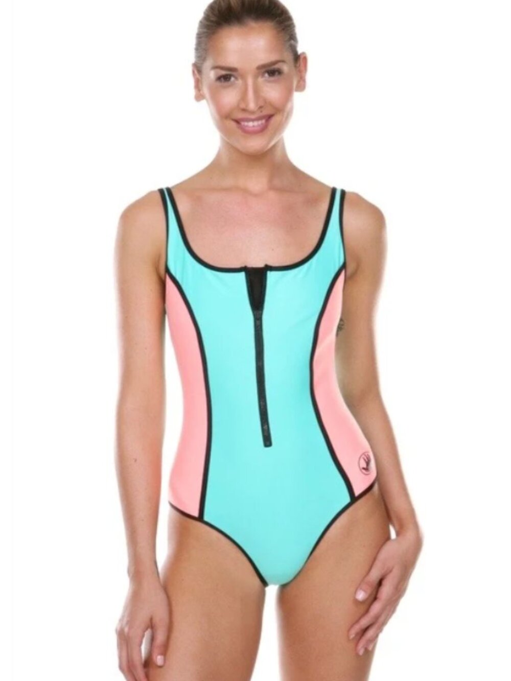 Body Glove Retro Zip/ Time After Time One Piece Swimsuit